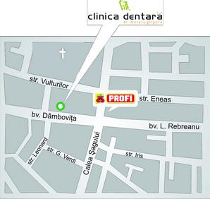 Harta Cabinet de stomatologie Dr. Moraru Grigore